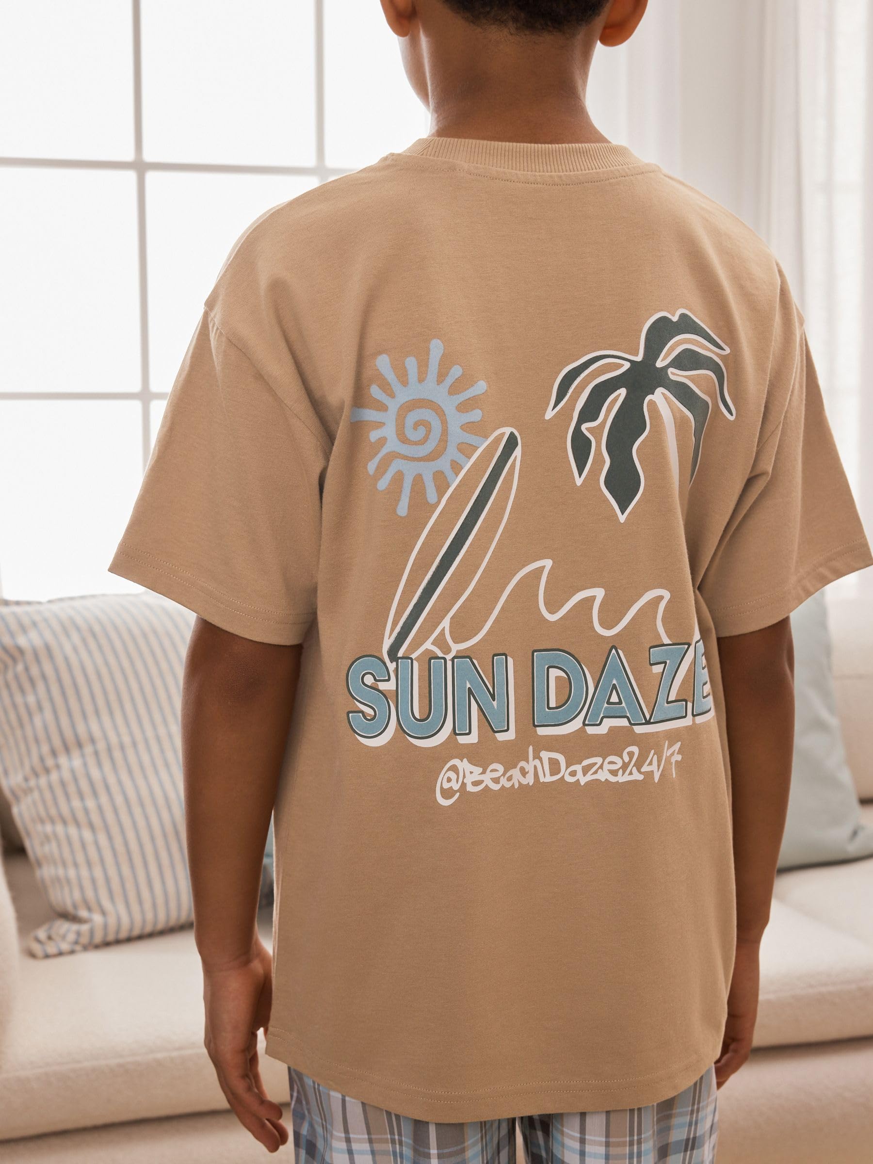 NEXT Jungen Kurze Schlafanzüge, 3er-Pack