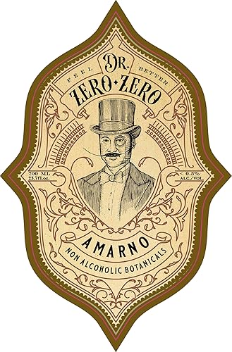 Miniatura 6 de Dr Zero Zero AmarNo  Bebida sin alcohol galardonada  Bebida de cóctel amarga  Botánicos digestivos  Amaro  Hecho en Italia