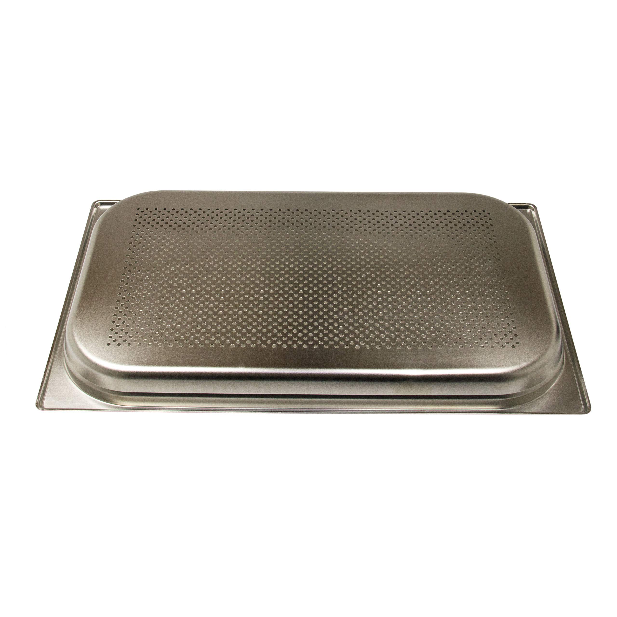 6 recipientes GN 1/1 Gastronorm de acero inoxidable 5,0 litros de profundidad 40 mm Gastronorm perforados