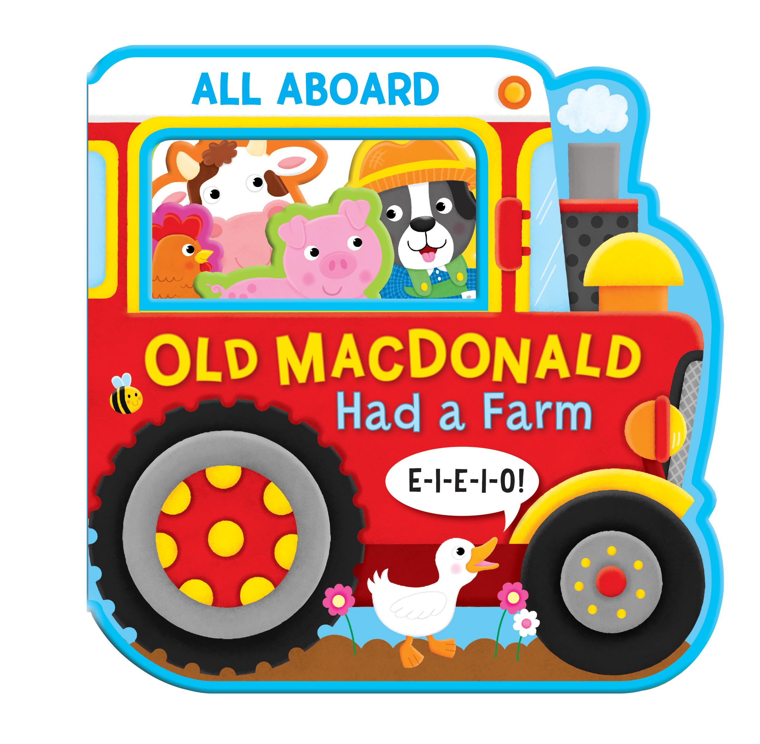 All Aboard: Old MacDonald - Story-time Rhyming Foam Book for Ages 6+ Months - A Classic Nursery Rhyme Book with Textured and Foam Illustrations