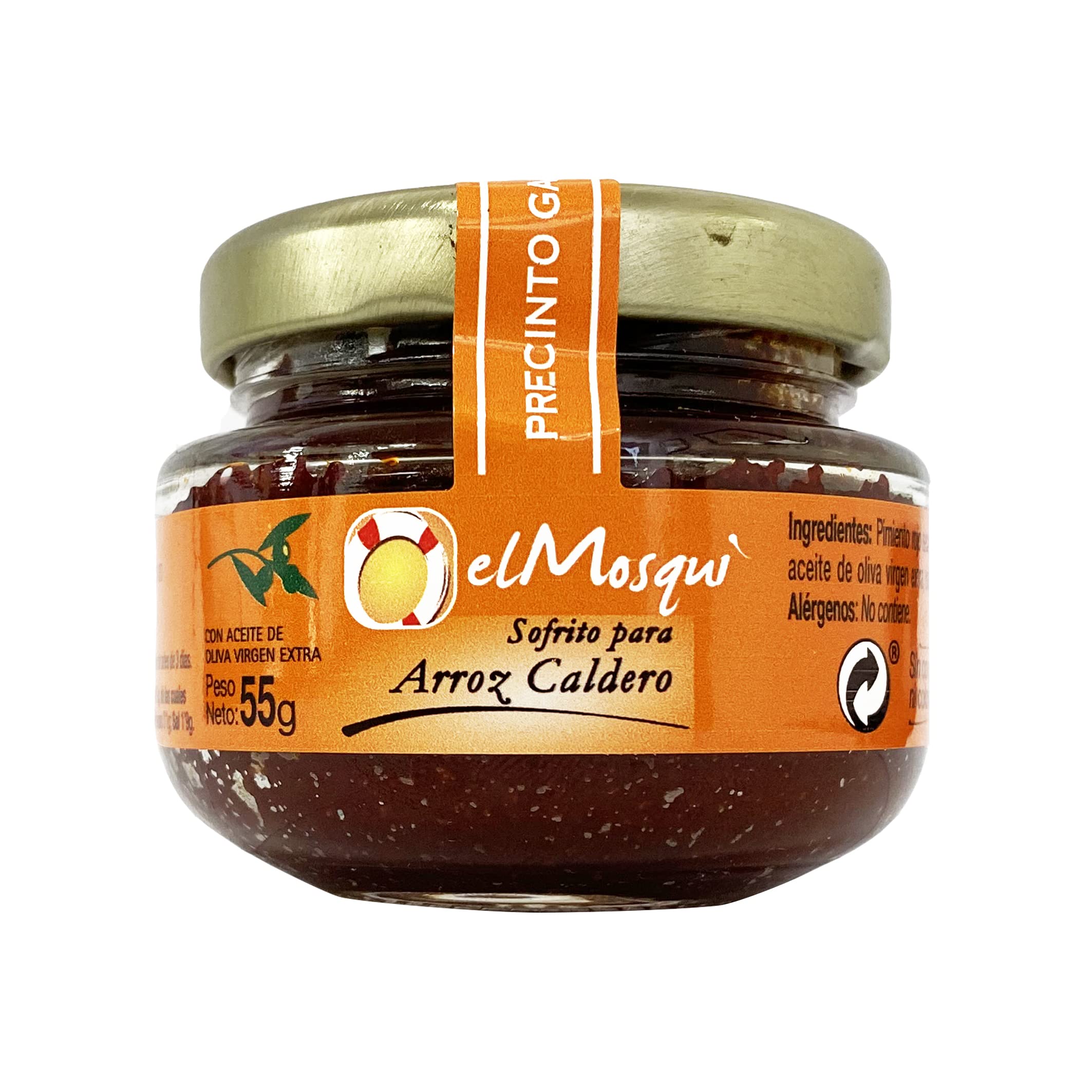 El Mosqui - Sofrito Casero para Arroz Caldero, Arroz a Banda y Fideuá | 2-3 Raciones | 1 Unidad