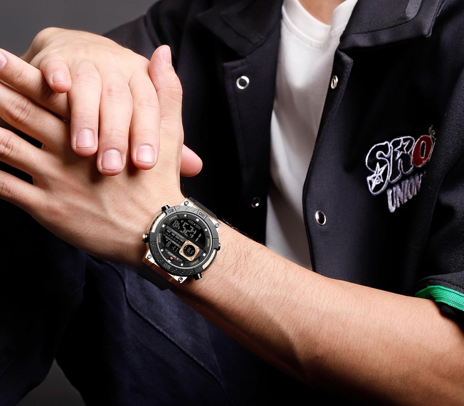 NAVIFORCE Fashion Men Digital Wrist Watch Military Waterproof Sports Chronograph Watches for Men with Alarm/LED Backlight - Image 6