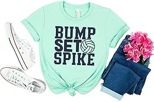 Bump Set Spike: Unstoppable Volleyball T-Shirt for Women