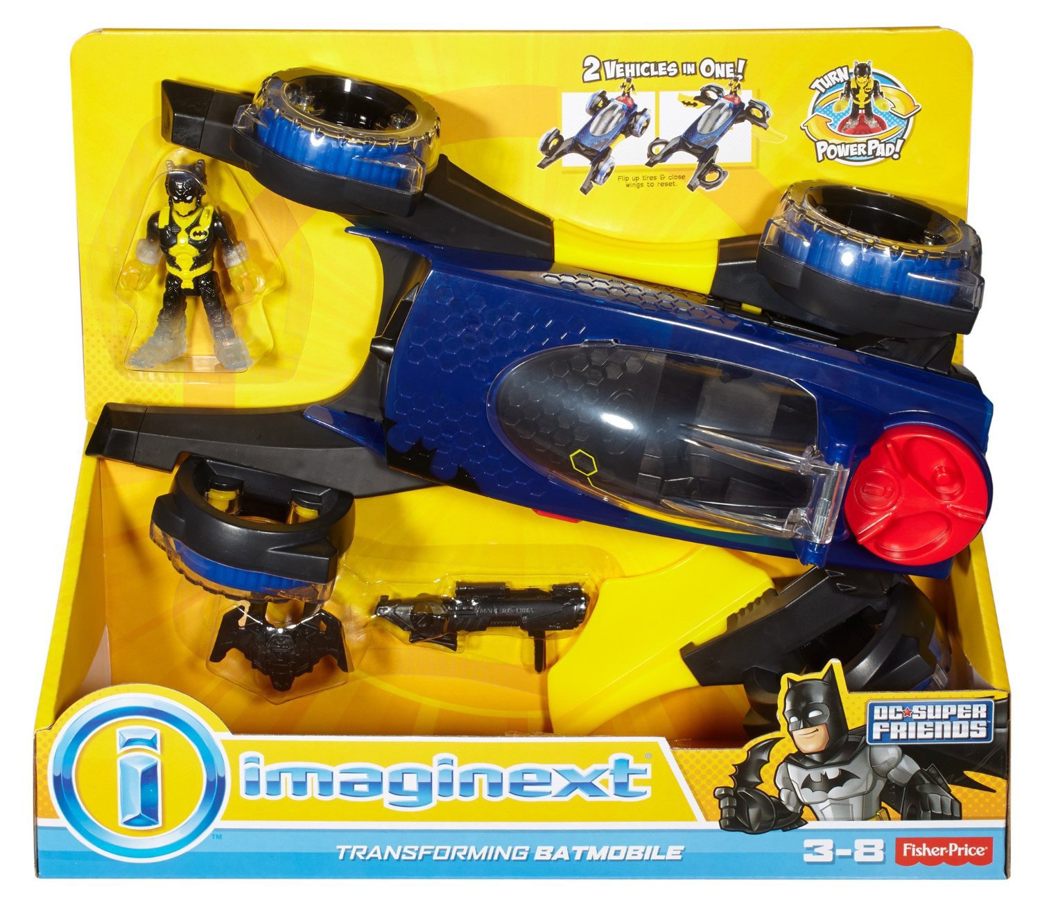 Fisher-Price Imaginext - Figura Batmóvil transformable (Mattel CLP22)