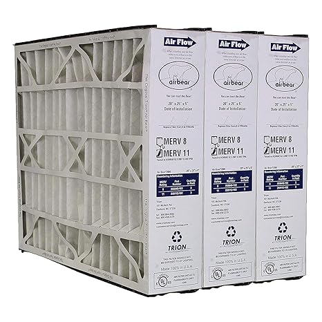 Trion Air Bear 259112-102 MERV 11 Filters (3-Pk) - 20x25x5