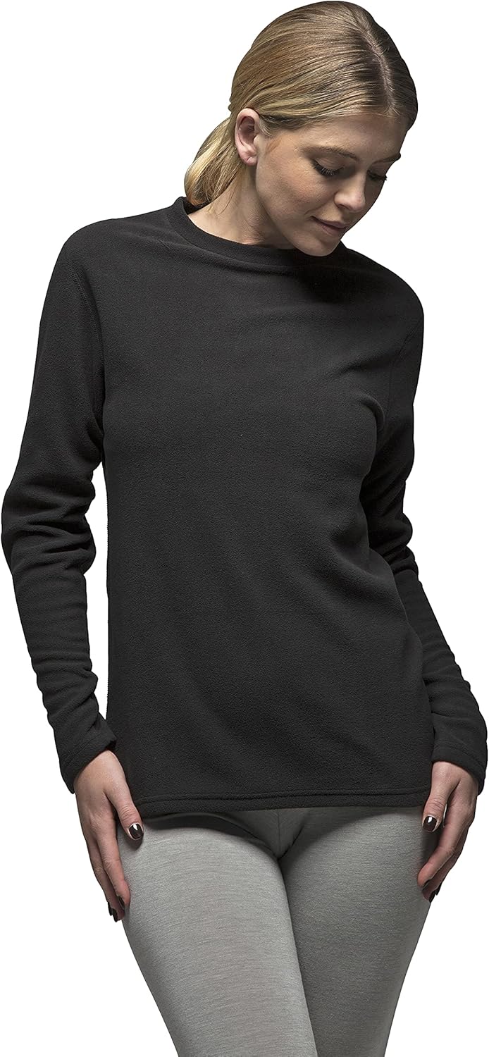 HEAT HOLDERS - Womens Long Sleeve Thermal Top | Lightweight | Fleece Lined