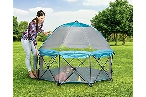 Regalo My Play Deluxe Extra Large Portable Play Yard Indoor & Outdoor
