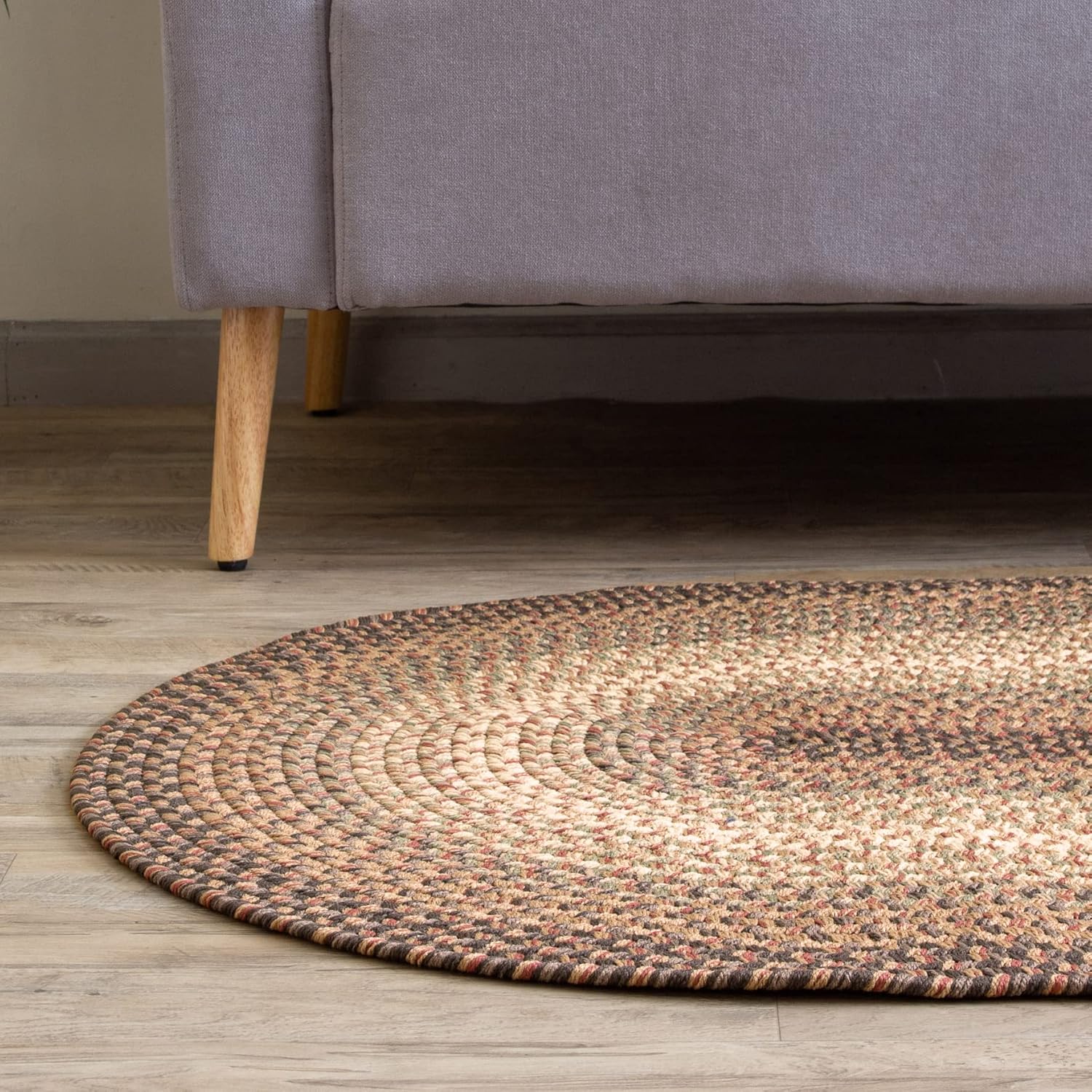 Super Area Rugs Hartford Braided Rug for Kitchen Accent