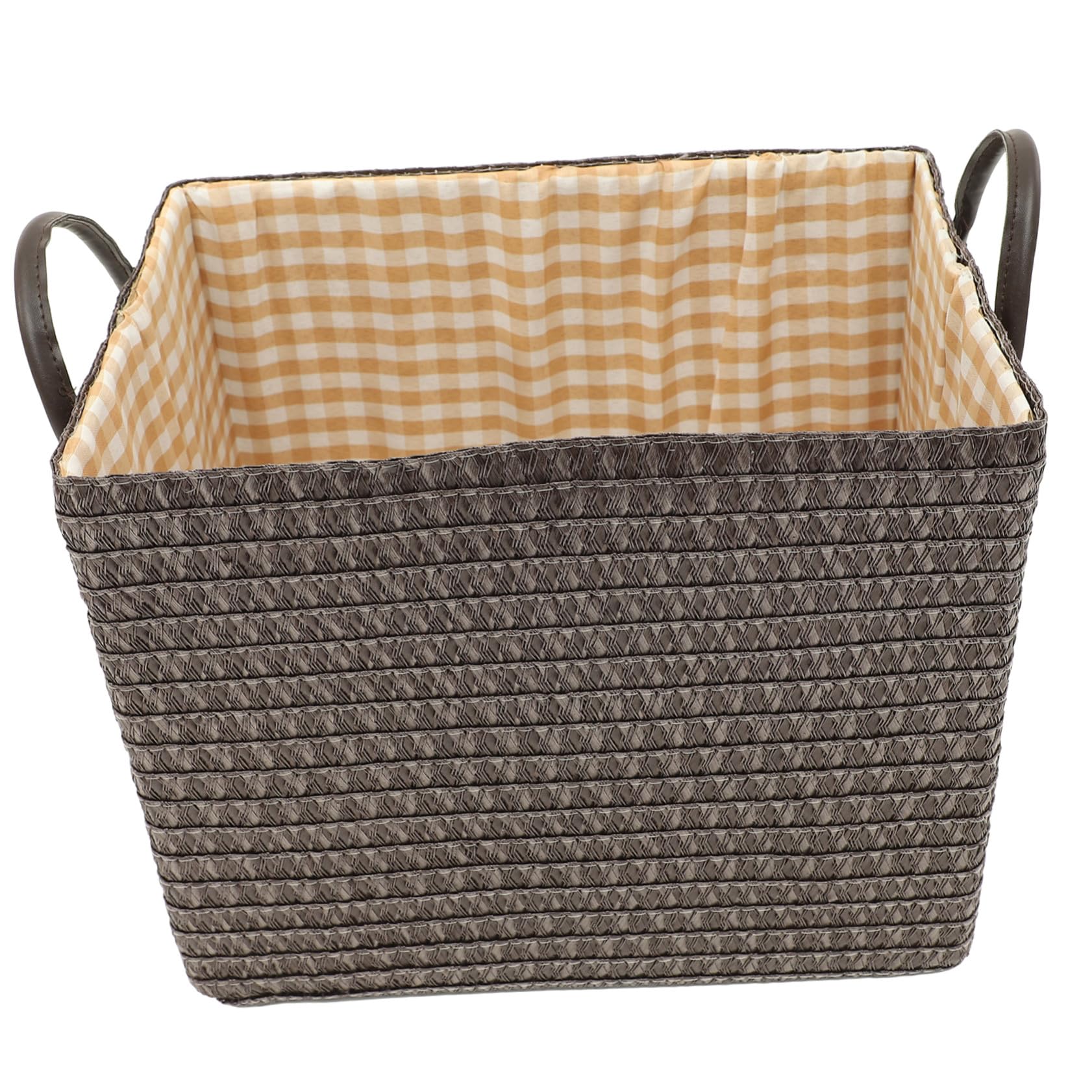 Cesta para organizar estantes TOYANDONA contenedor café de ropa en habitación