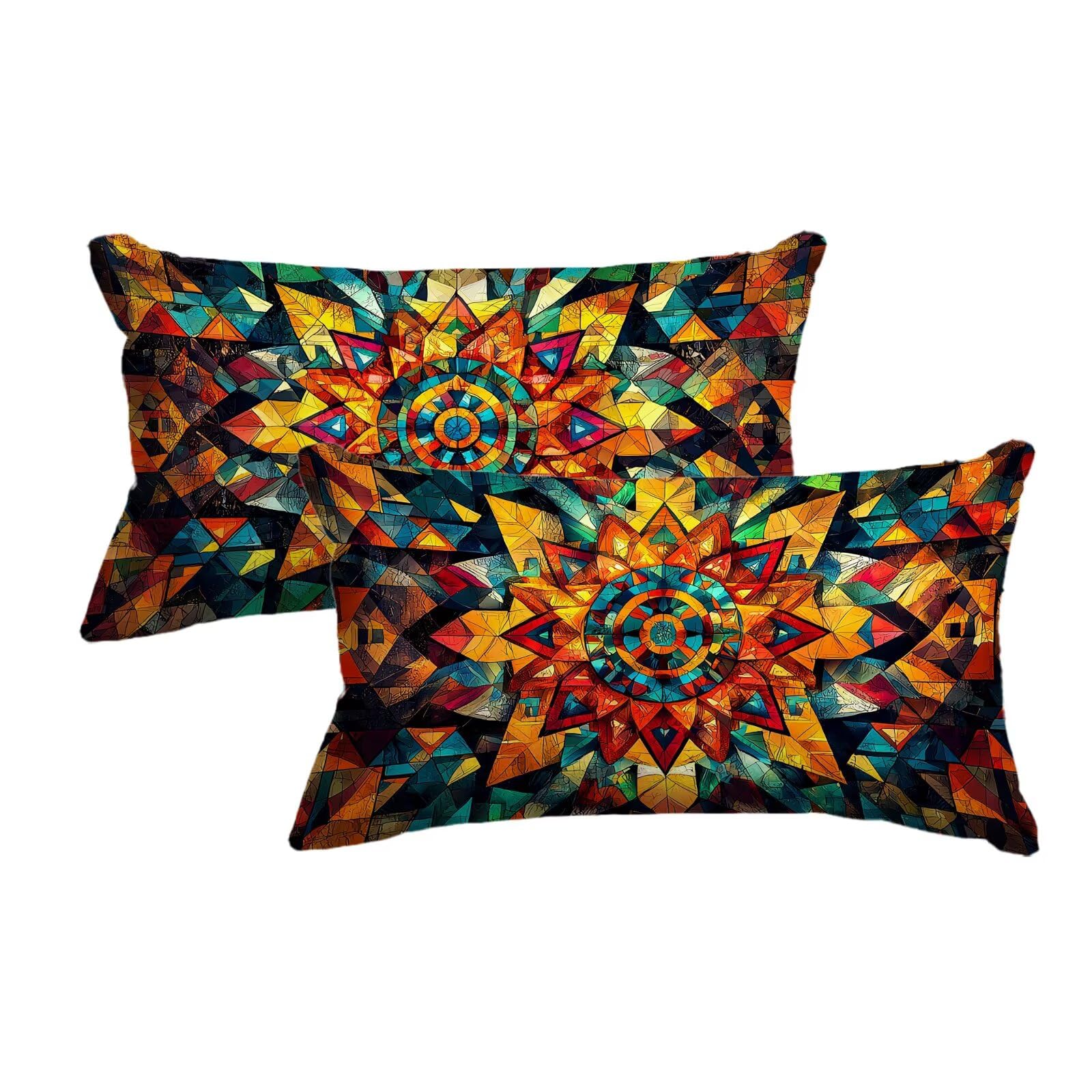 Housse coussin exterieur colore 50x80 imperméable anti-tache pour chaise de jardin - 8105