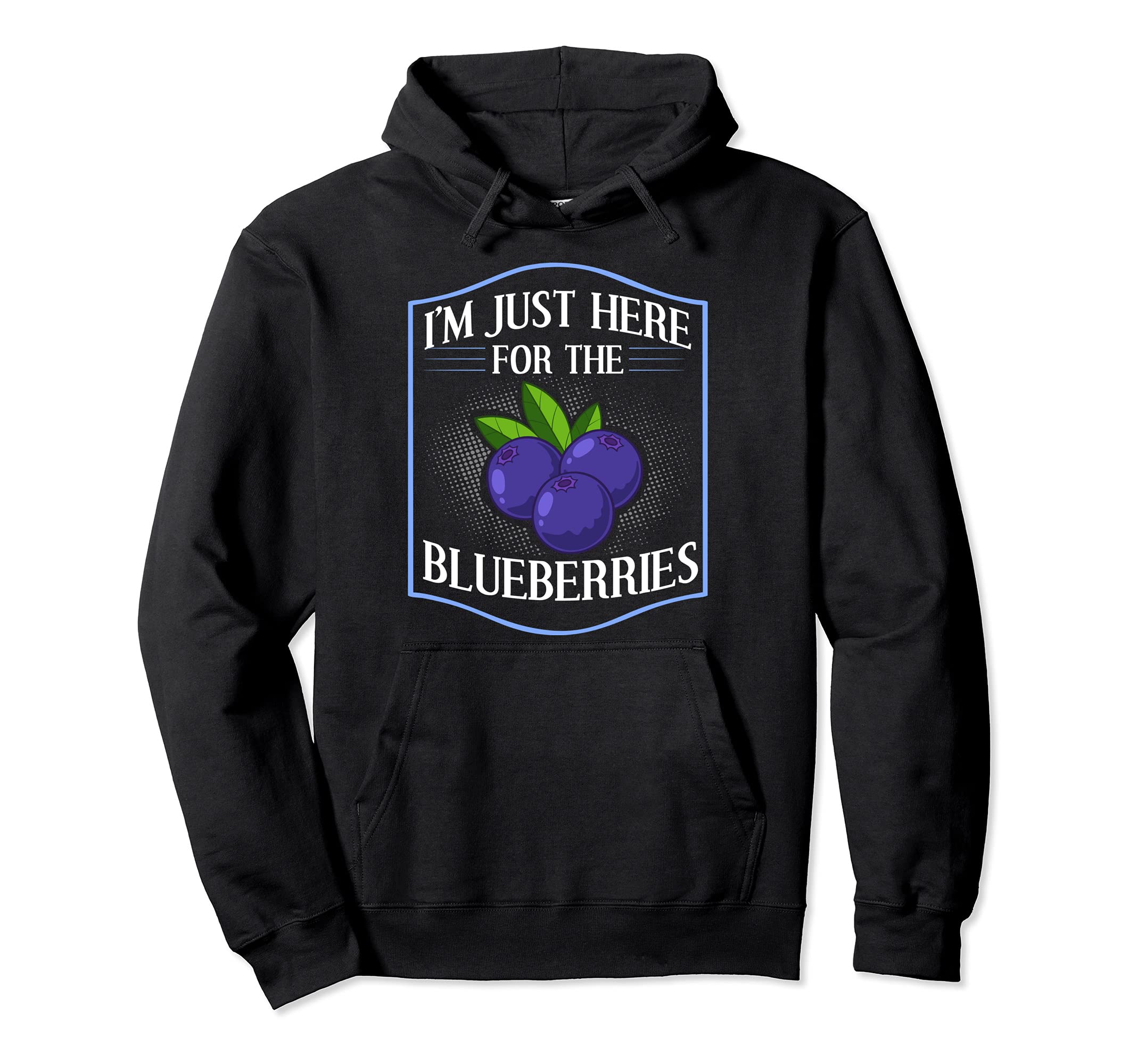 Blueberry Plant Blueberries Farmer Bush Tree Muffins Pullover Hoodie