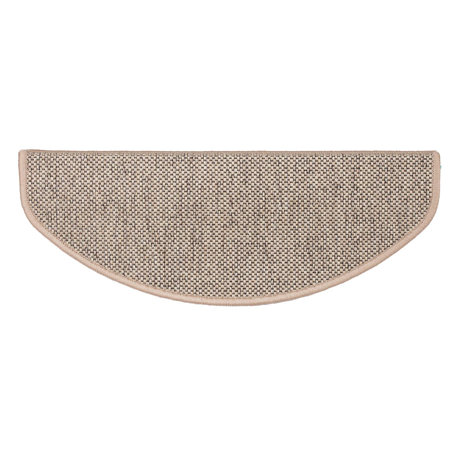 Coprigradini Autoadesivi Sabang Effetto Sisal – Set Da 15 Pezzi, Beige, 23,5x65cm. Fatti In Germania, Morbidi E Antiscivolo.