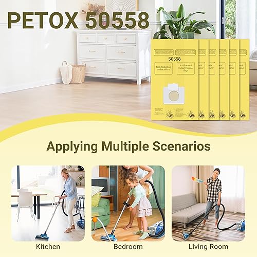 Miniatura 9 de 50558 Bolsas de repuesto para aspiradora Kenmore tipo CQ 5055, 50555, 50557, 50558 y Panasonic tipo C-5, C-18, 200 Series, 400 Series, 600 Series,