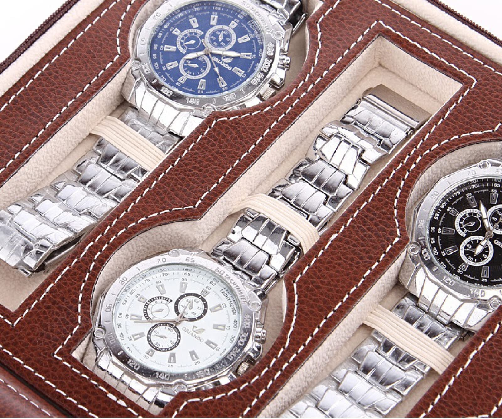 Boîte à Montres Jean 10 Emplacements Avec Tiroir – Maison Scarlett