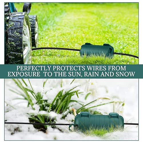 Miniatura 7 de Cubierta de seguridad para cable de extensión para exteriores, impermeable, protector de conector de cable IP44 con 4 cierres desmontables, caja de