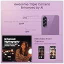 Samsung Galaxy A56 5G Mobile (Awesome Violet Glow, 8GB, 128GB) | Segment Most Complete Triple Camera | 50MP | AI Editing | 4nm Processor | sAMOLED | 5000mAh | Gorilla Glass Victus+| Knox Security gallery image