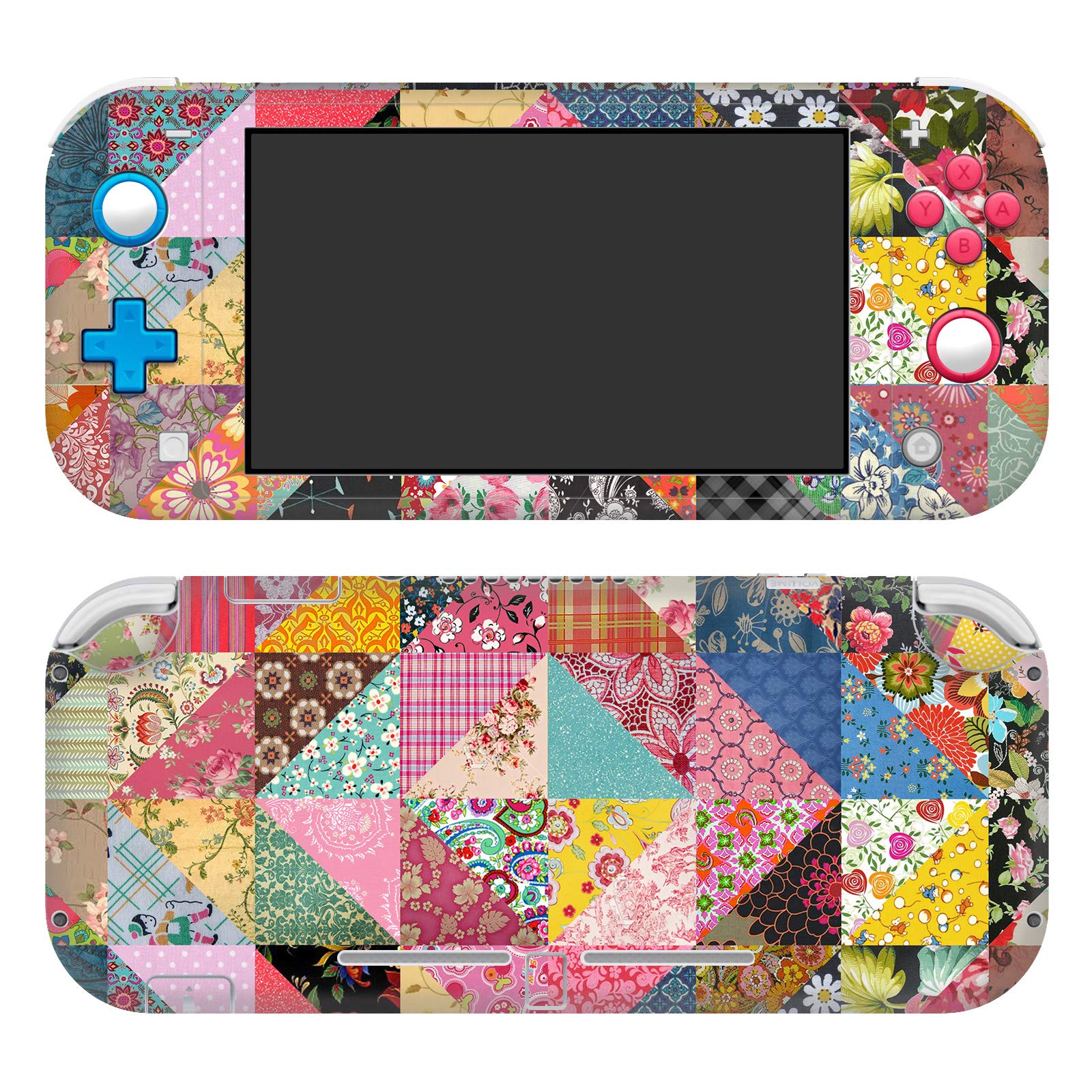 Head Case Designs sous Licence Officielle Rachel Caldwell Courtepointe Mix Art Vinyle Autocollant De Jeu Peau Autocollant Couverture Compatible avec Nintendo Switch Lite