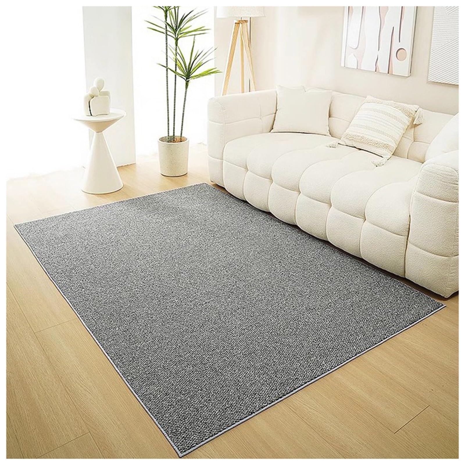 Grand tapis en sisal salon grand format résistant lavable