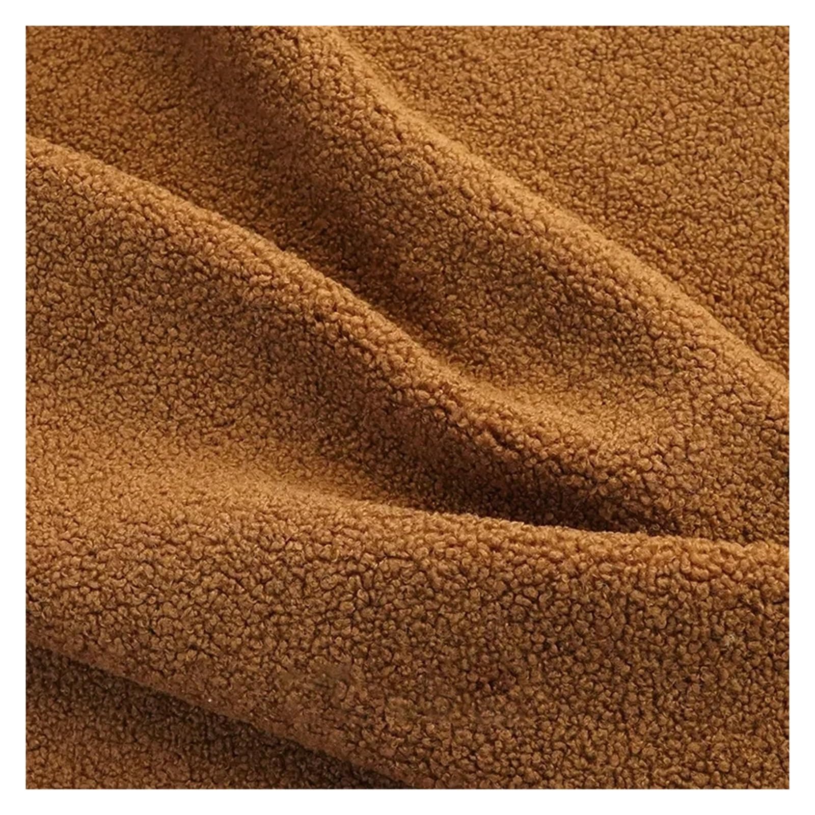 Tejido de forro polar de punto Tela de 0,5 m/1m/2m for coser prendas abrigo invierno, almohadas, sombreros, tela artesanal hecha a mano(Color 12,160x100cm)