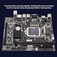 Vista 6 de Placa base LGA 1151, H310B Micro ATX placa base para computadora de escritorio, compatible con LGA 1151 6 7 8 9Gen, disco duro M.2, DDR4, SATA3.0