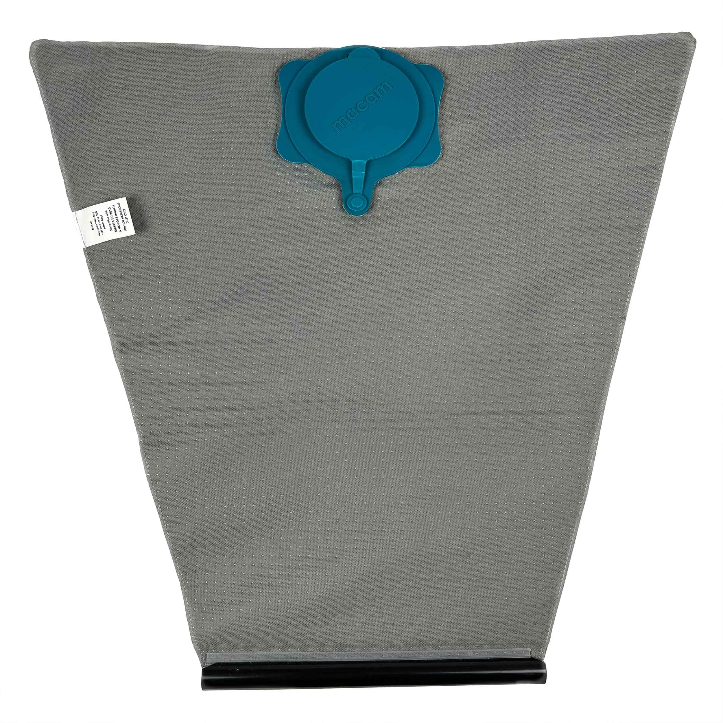 Macam Bolsa para polvo reutilizable compatible con aspiradoras Makita VC2010, VC2012 y VC2025