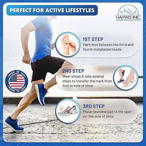 Miniatura 6 de Hapad, Inc (NEU) Neuroma Pad 1Pr