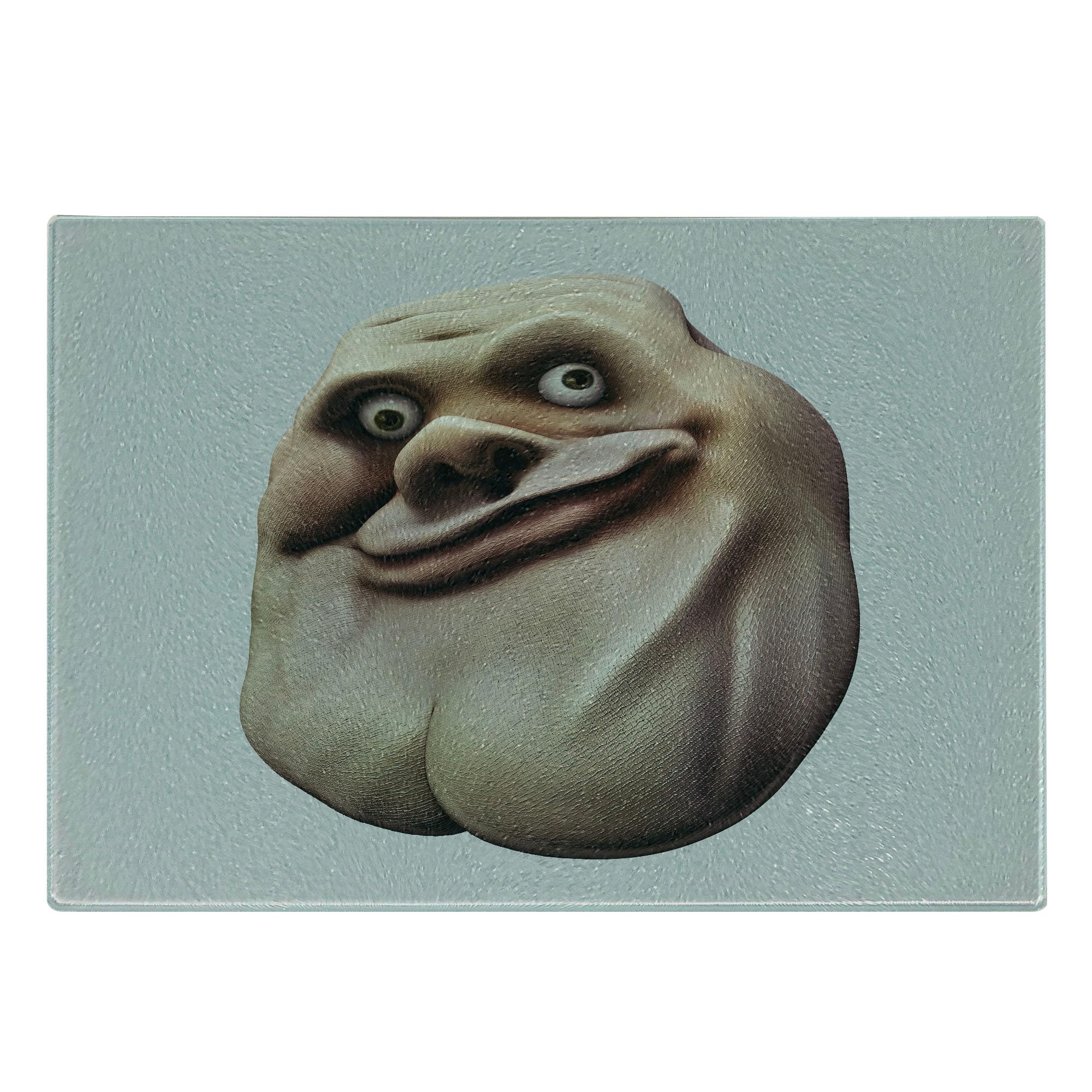 Ambesonne Humor Cutting Board, Awkward Meme Face Unusual Facial Gesture Ugly  Mock Smug Forum Art Design, Decorative Tempered Glass Cutting and Serving  Board, Small Size, Pearl and Tan : Amazon.ca: Home