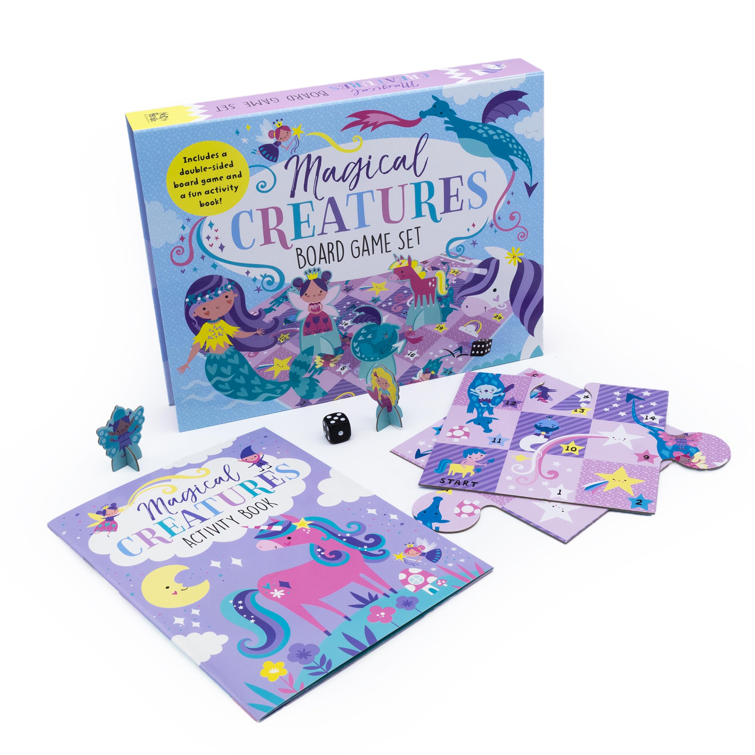 Magical Creatures Board Game Set (Novelty book)