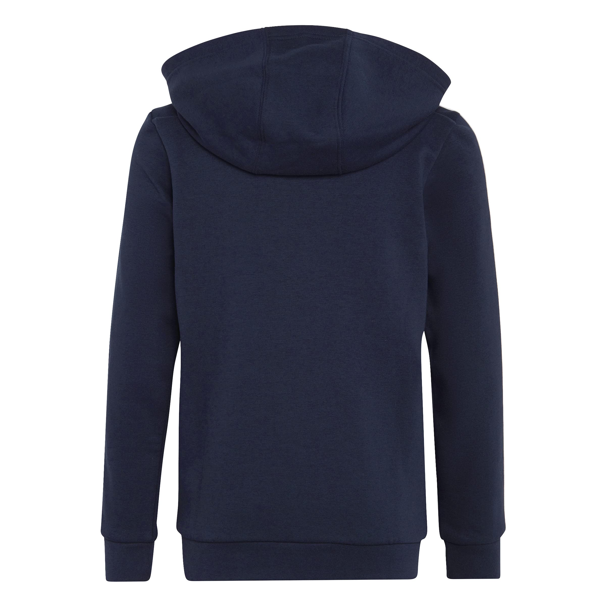 Adidas Unisex Kinder Essentials 3-Stripes Fleece Full-Zip Hoodie Sweatshirt
