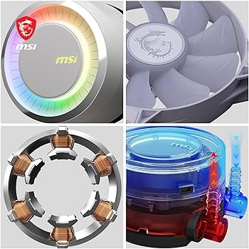 MSI MAG CoreLiquid E360 360mm Beyaz İşlemci Sıvı Soğutucu : Amazon
