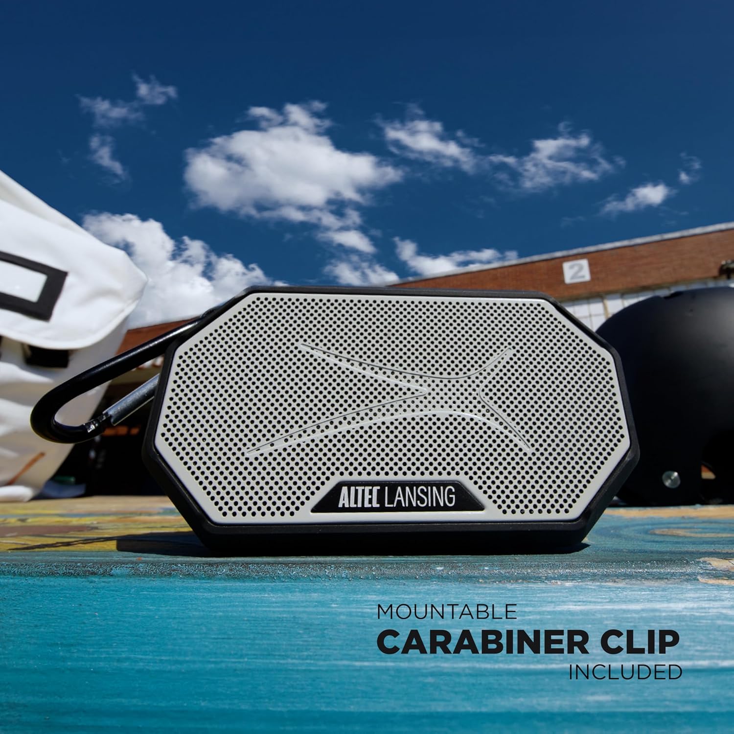 Altec Lansing x LAS Vegas Raiders - Portable Bluetooth Speaker HYDRAMINI 2.0, IP67 Waterproof, 8W Output, 12h Playtime, USB-C Quick Charge, Voice Assistant Integration (Las Vegas Raiders) - Image 6