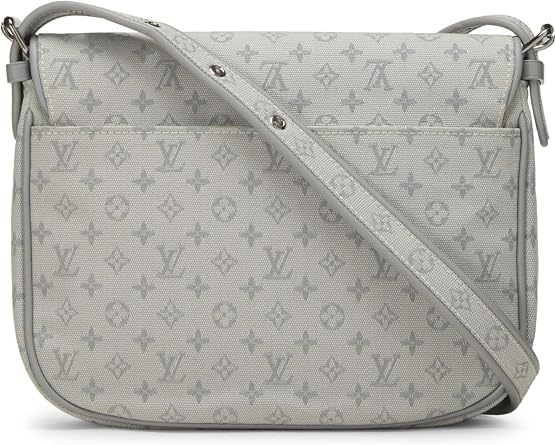 Pre-loved Grey Monogram Canvas Patchwork Conte De Fees Musette, Grey