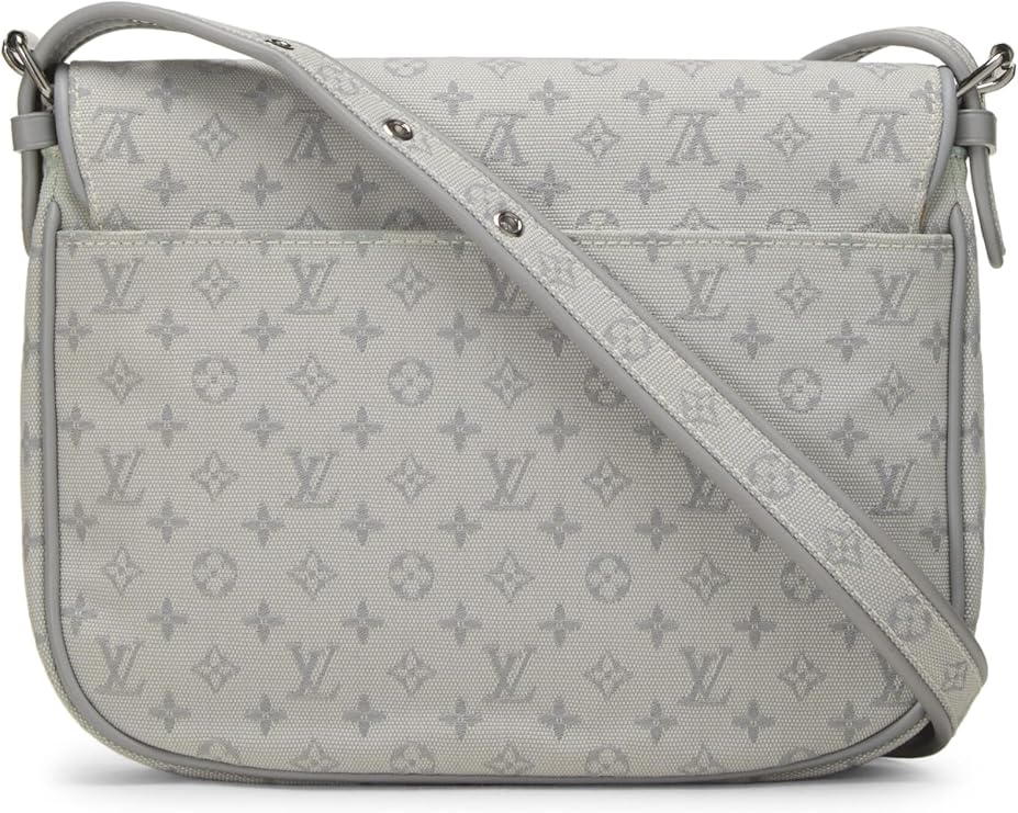 Pre-loved Grey Monogram Canvas Patchwork Conte De Fees Musette, Grey