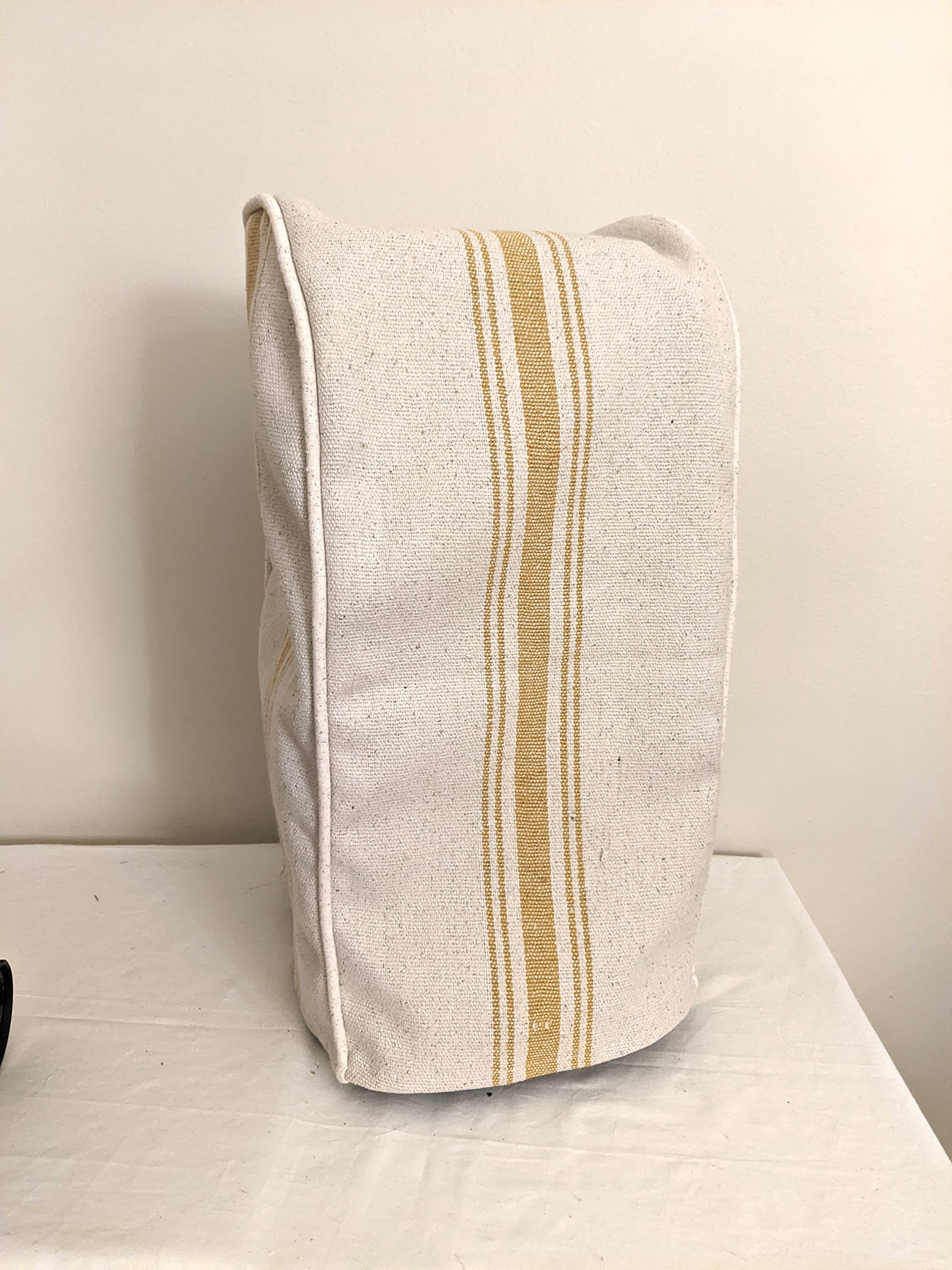 Simple Home Inspirations Feedsack/Grainsack Cover Compatible with Vitamix Blender Systems (Gold)