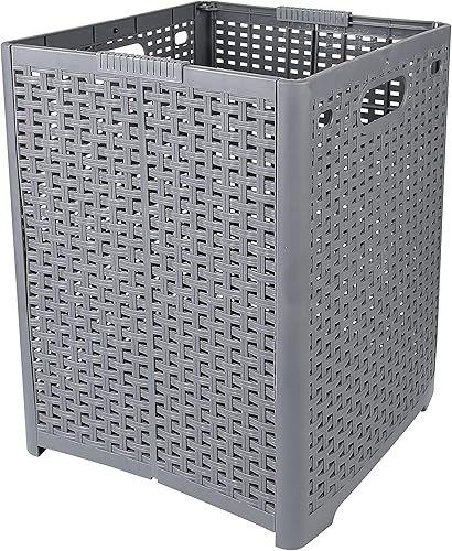 Cesta de lavandería, cestas para lavandería, cestas plegables para lavandería, cesta de ropa sucia, cesta de plástico plegable, cesta de ropa de