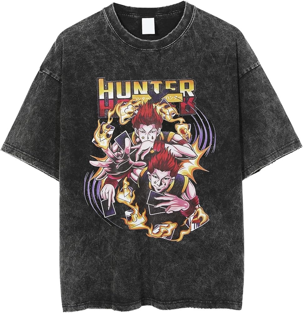 Amazon | [Fantasyon] ハンター×ハンター Tシャツ 半袖 デニムTシャツ