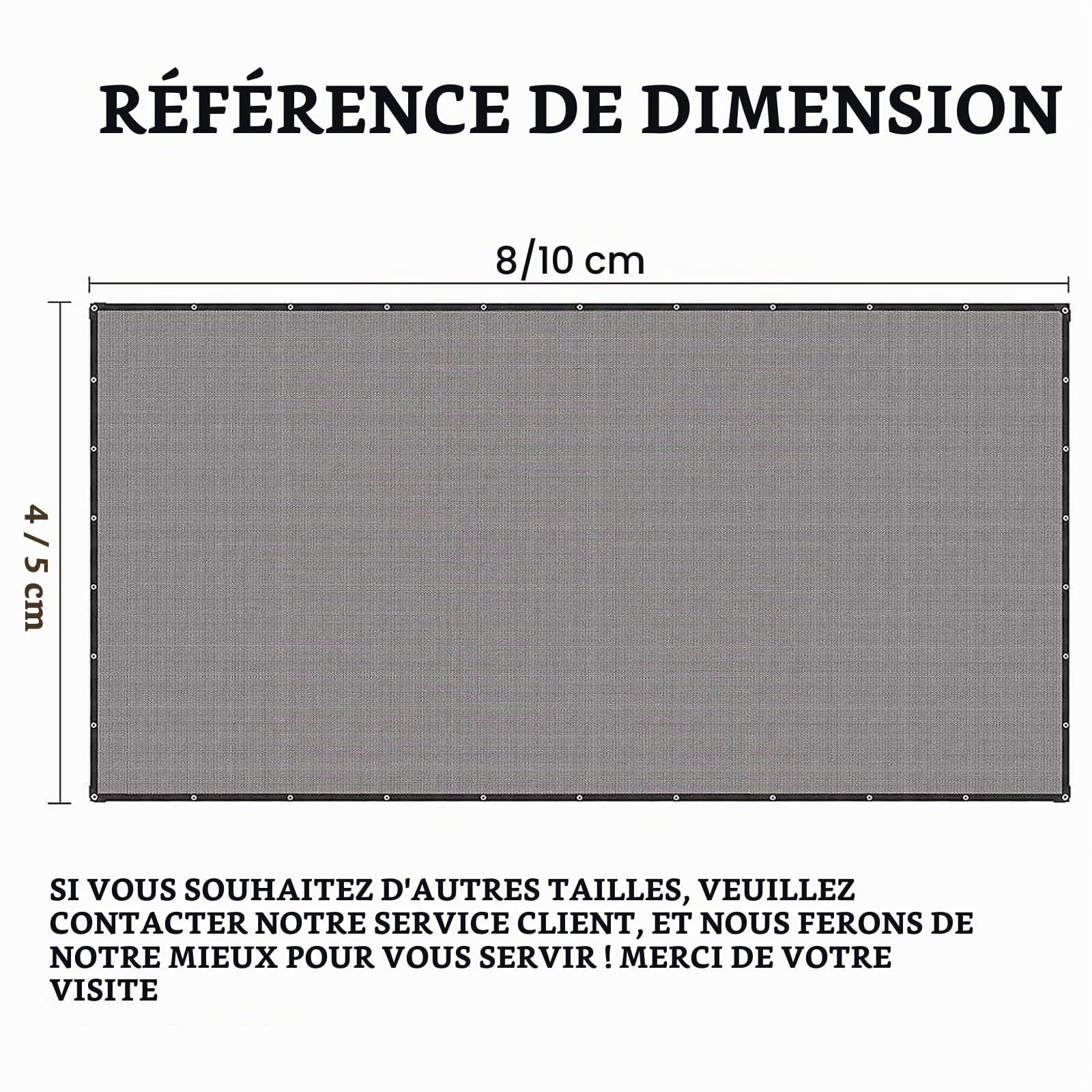 Filet de Protection Piscine 4x8m/5x10m Bâche de Protection Piscine Enterrée et Hors-Sol, Maille Fine, pour Piscines Hors-Sol Et Enterrées(black,5x10m)