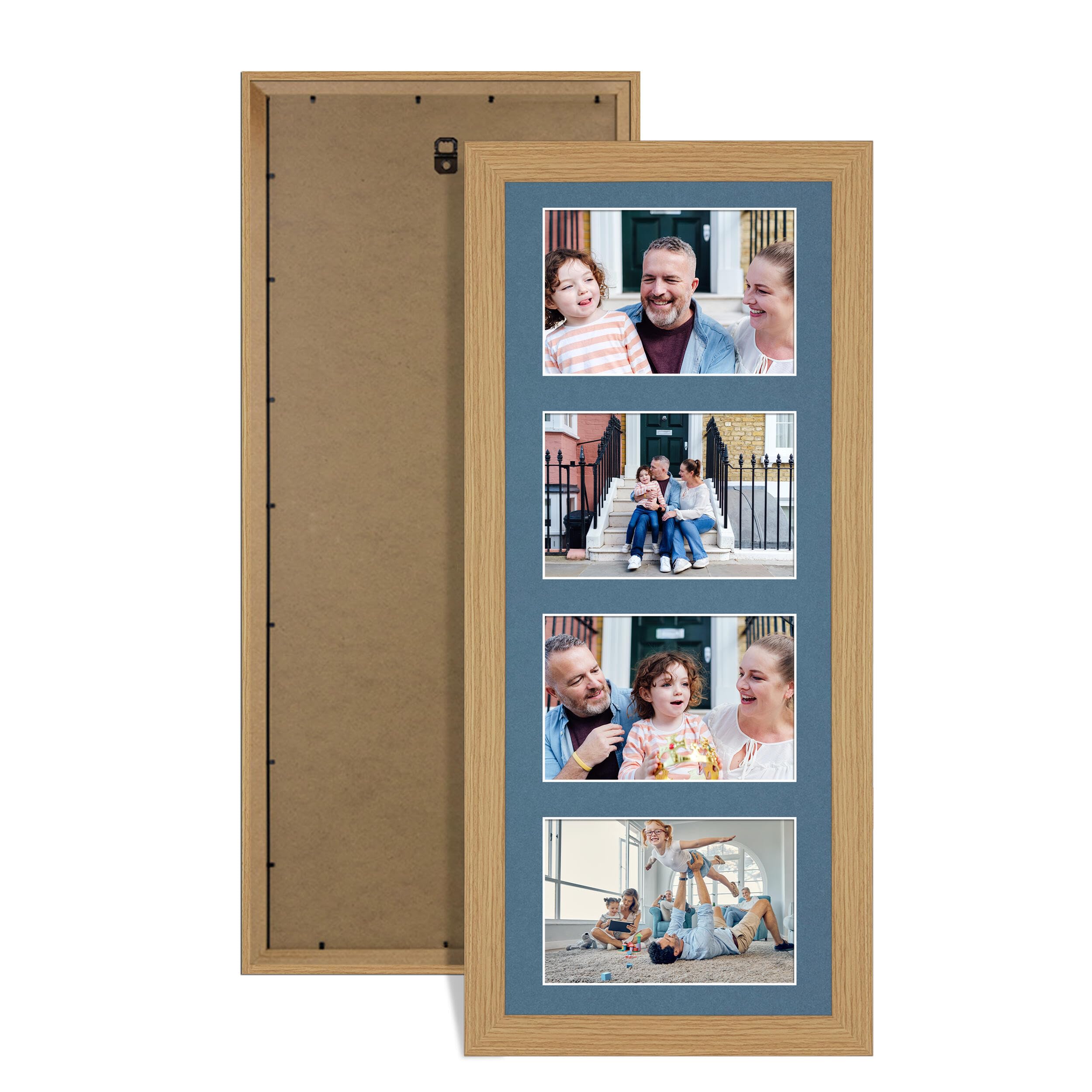 Alison Kingsgate Light Oak 50x20cm Photo frame for multiple pictures