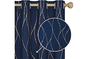 Deconovo Navy Blue and Yellow Curtains: Style and Functionality for Every Window