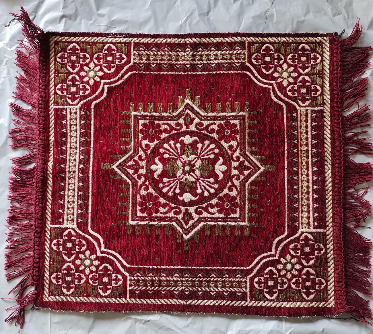 See full amazon price history chart for Chenil Material Square Shape Pooja Maroon Carpet Mat for Sitting on Floor 2 feet Prayer Mats for Mandir Pooja Aasni, Pack of 1 Chenil Material Square Shape Pooja Maroon Carpet Mat for Sitting on Floor 2 feet Prayer Mats for Mandir Pooja Aasni, Pack of 1 (B0CXY43J5P) Amazon Price History, Amazon Price Tracker