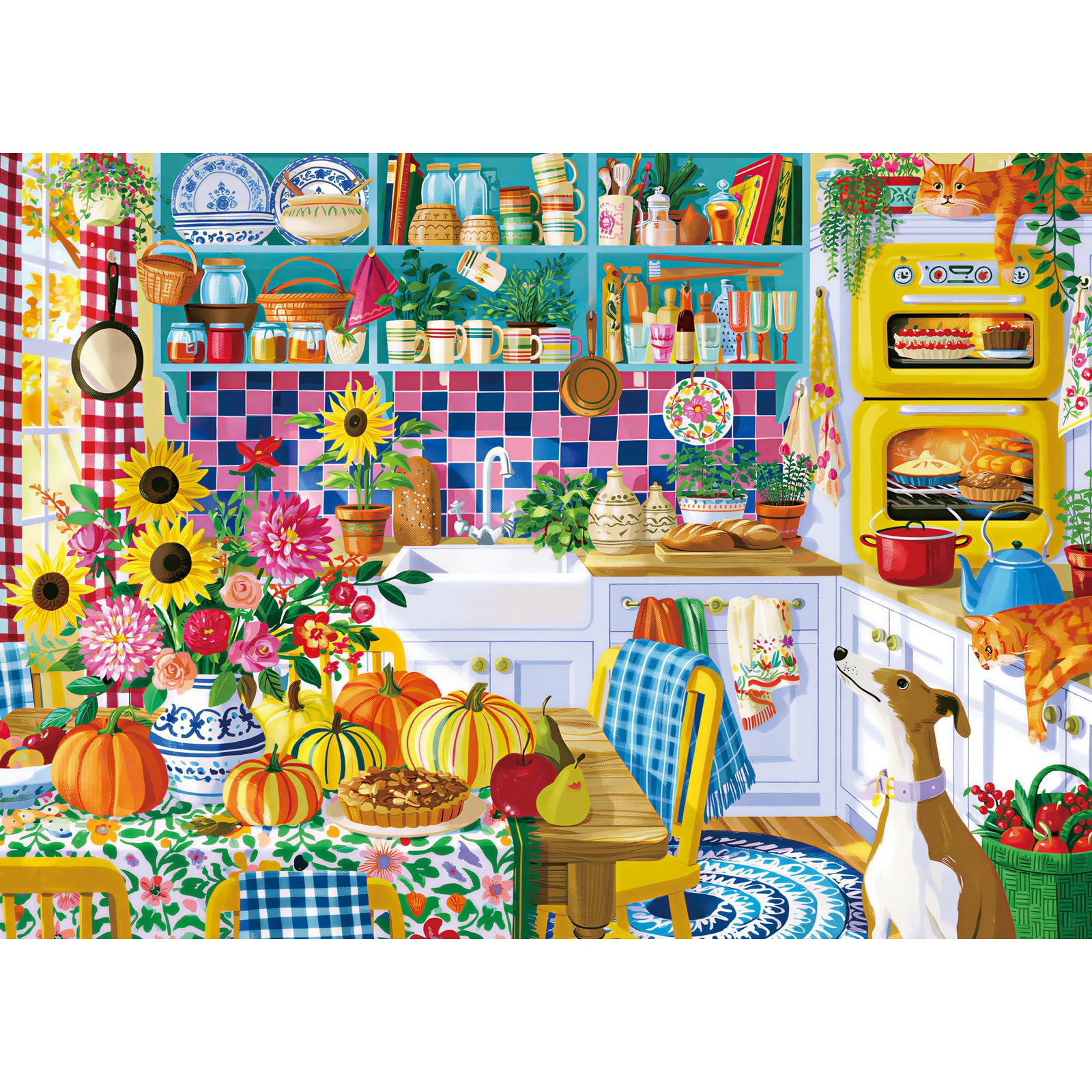 HUADADA Jigsaw Puzzles for Adults 1000-Warm Kitchen — image 1