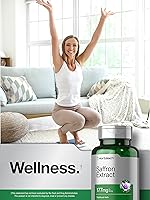 Vista 6 de Horbäach Suplemento de extracto de azafrán 200 cápsulas Pastillas para mujeres y hombres Sin OMG, sin gluten