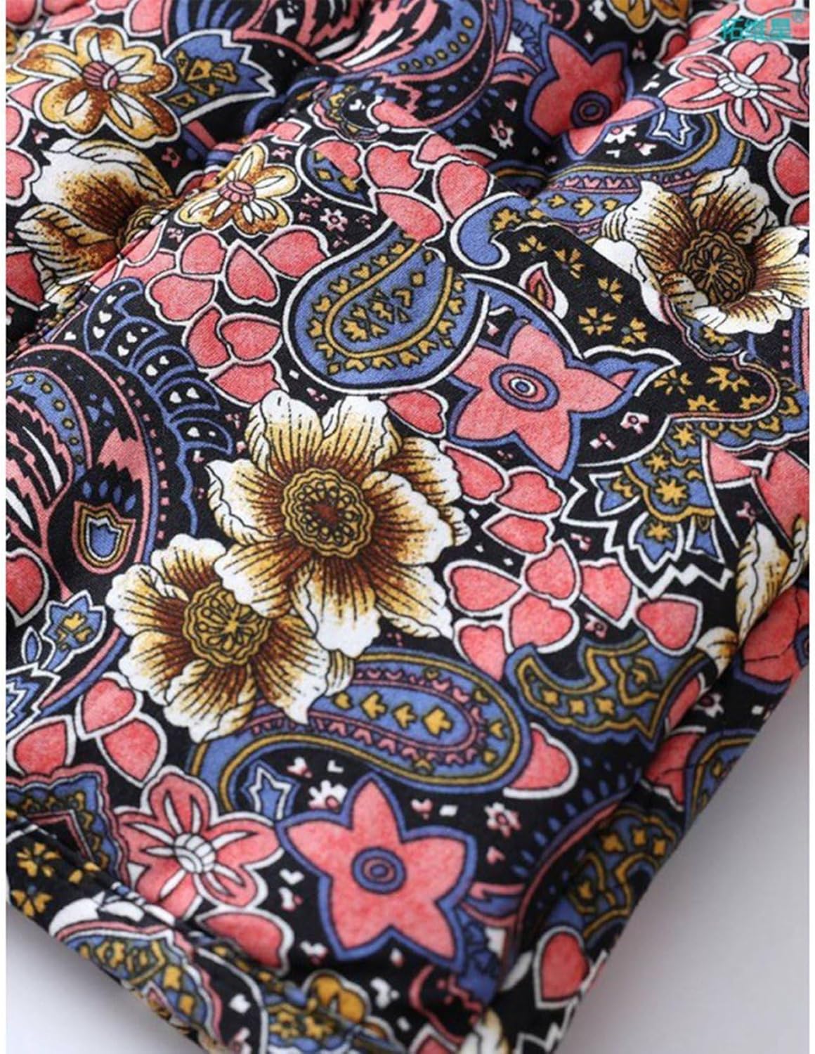 [GUREITOJP] 防寒ベスト ベスト レディース 花柄 花 コットンベスト 中綿ベスト 秋 冬 Vネック 無袖 上着 お年寄り