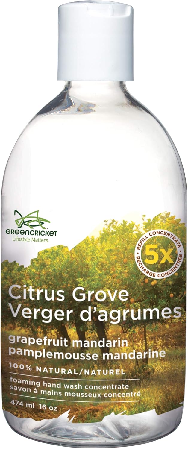 Green Cricket 100 Natural Citrus Grove(grapefruit mandarin) Foaming