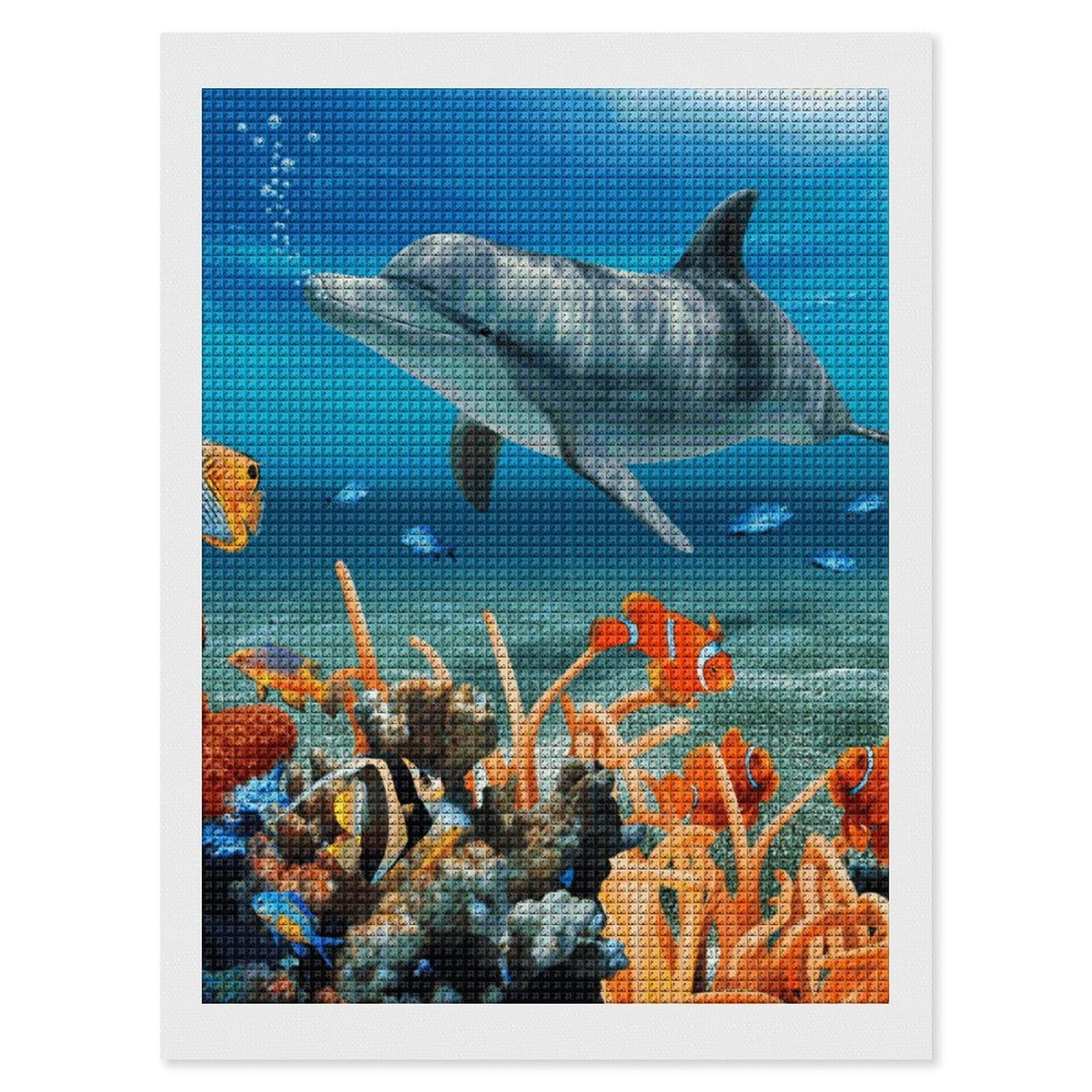 ダイヤモンドアートクラブ Tropical Dolphins ダイヤモンドアートクラブ Tropical Dolphins