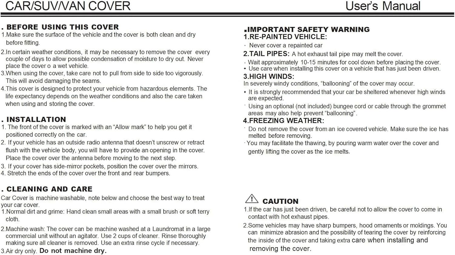 All-Weather Protective Car Cover for Chevrolet Silverado Crew with Convenient Door Zipper