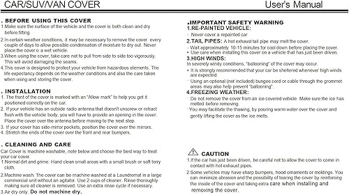 Miniatura 9 de X AUTOHAUX Cubierta de automóvil SUV para Jeep Wrangler JK JL Hardtop y convertible Soft Top de 4 puertas 2007-2021 para exteriores, protección