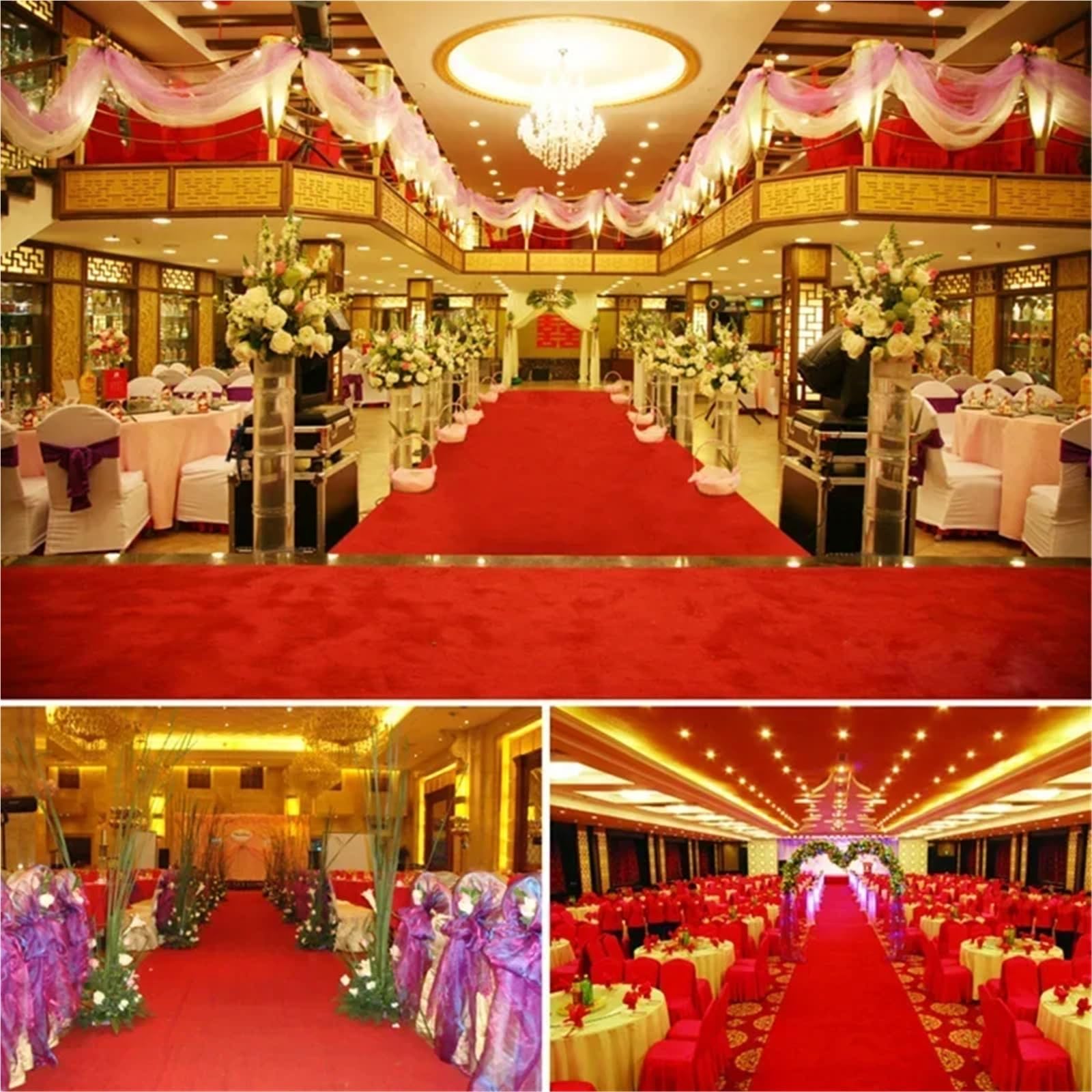 Tappeto Da Matrimonio Tappeto Lungo For Navata Nuziale Rosso For Interni Ed Esterni For Matrimoni Palcoscenico For Eventi(6M_1.6M)