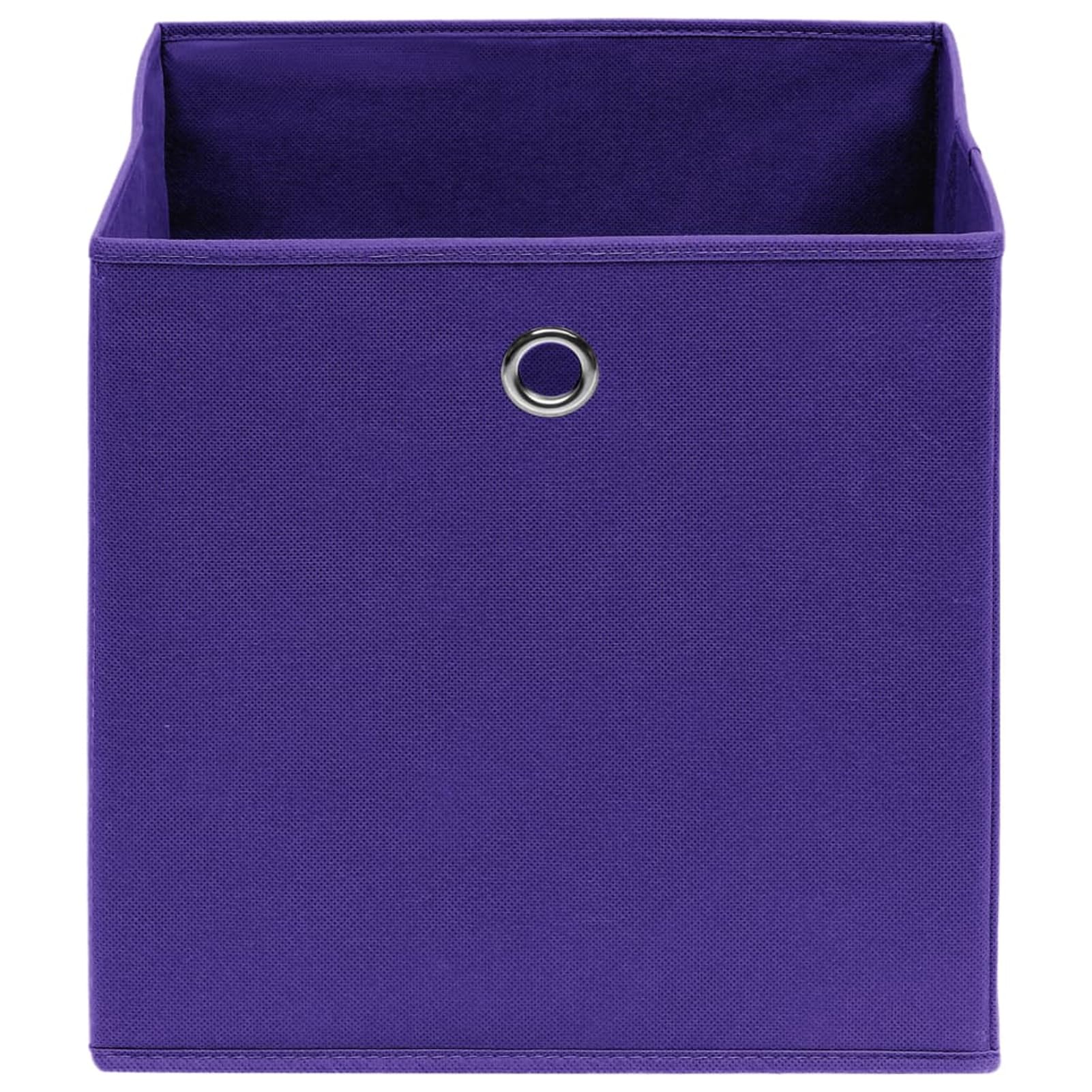 ZEYUAN Aufbewahrungsboxen 10 STK Spielzeugkiste, Aufbewahrungskiste, Kleideraufbewahrung, Kleideraufbewahrung & Organisation, Lila 32×32×32 cm Stoff