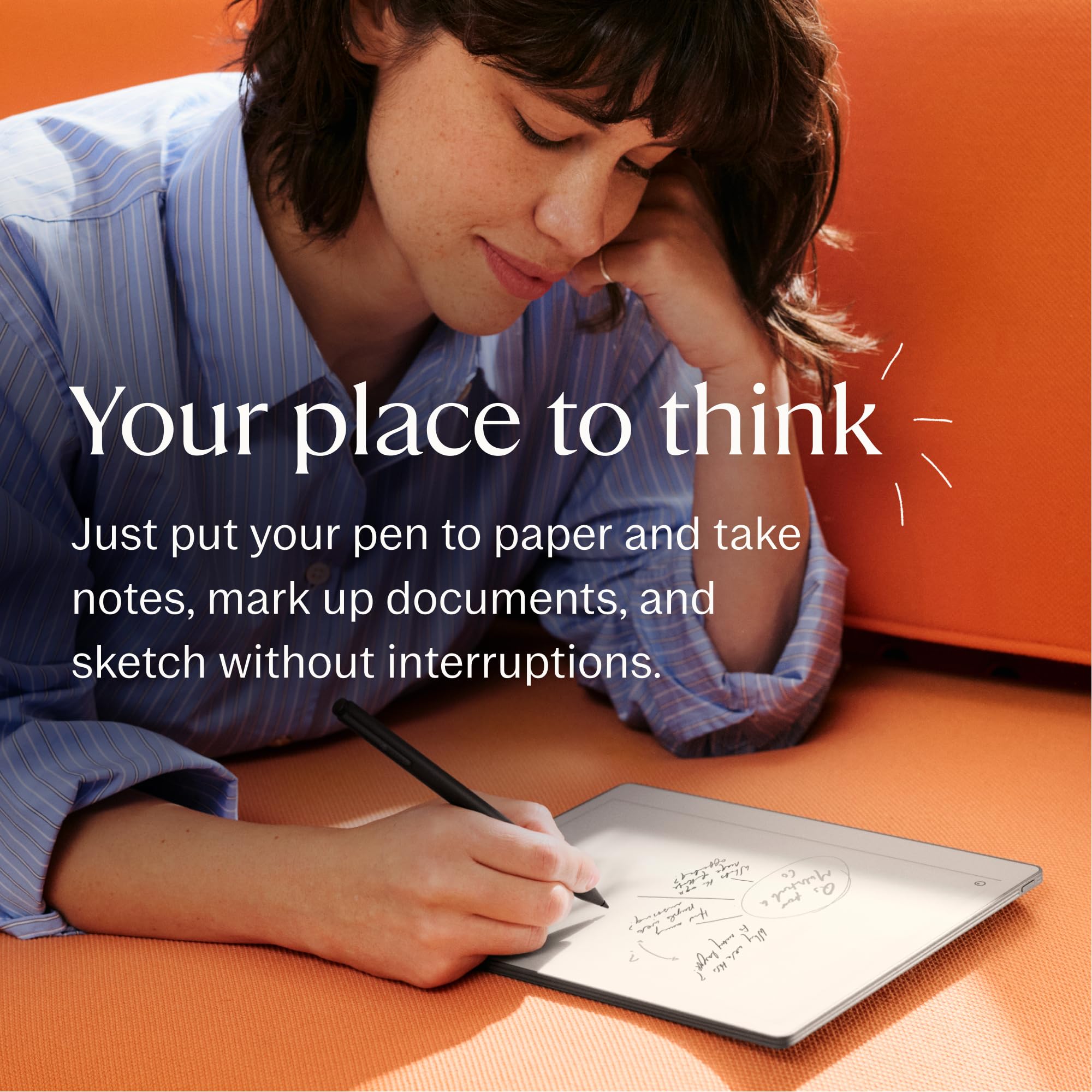 reMarkable Paper Pure – Pack avec Tablette Papier écran 10,3” Noir et Blanc, Stylet Marker Plus avec Gomme intégrée et Housse Sleeve Folio Brume Verte – Bloc-Notes numérique pour Mieux écrire et Lire